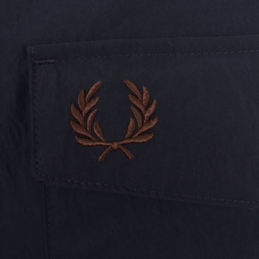 Fred Perry Zip Pocket Overshirt Navy